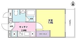 京王井の頭線 久我山駅 徒歩4分の賃貸マンション 3階1Kの間取り