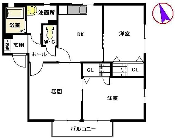 ホームズ メゾン フローラ ｃ棟 3dk 賃料5 2万円 2階 54 34 賃貸アパート住宅情報