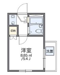 レオパレス上北沢 1Kの間取図画像