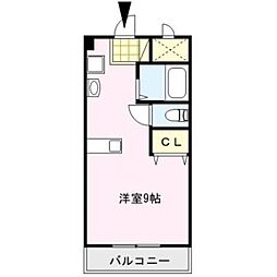 ピュアハウス ワンルームの間取図画像