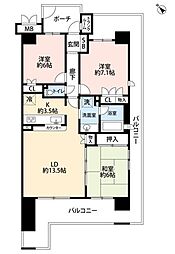 JR京葉線 検見川浜駅 徒歩14分の賃貸マンション