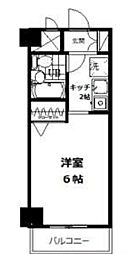 ライフシティ 1Kの間取図画像