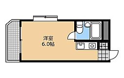 エクセルマンション相模 1Kの間取図画像
