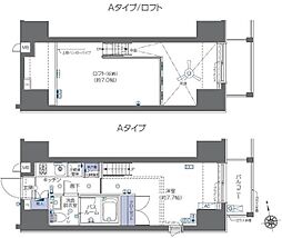 ZOOM六本木 1Kの間取図画像