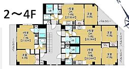 Lespace北松戸 204 1DKの間取図画像