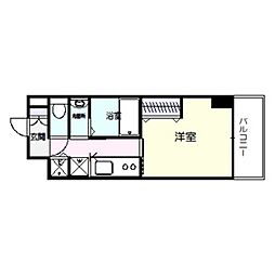 アーバンパーク住之江公園2 1Kの間取図画像
