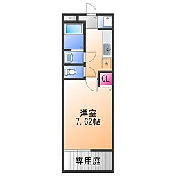 オリーブ泉ヶ丘 1Kの間取図画像