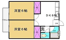 間取図画像 2DK