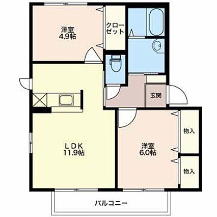 ピースヴィラ２_間取り_0