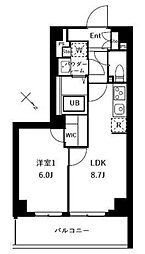 ザ・ケンジントン・レジデンスときわ台 1LDKの間取図画像