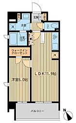 BLESS上池袋 2階1LDKの間取り
