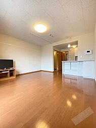 レオパレス大阪狭山II 1階ワンルームのリビング/ダイニング