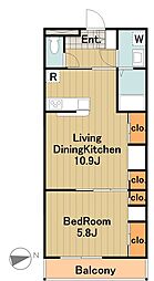 間取図画像 1LDK