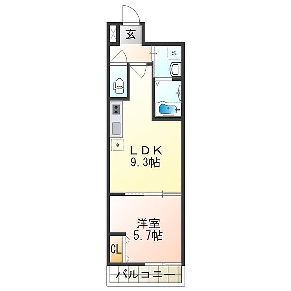 フジパレス我孫子II番館 ｜大阪府大阪市住吉区我孫子４丁目(賃貸アパート1LDK・2階・34.83㎡)の写真 その2