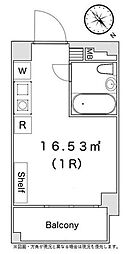 ＲＳＴＹＬＥ南行徳 3階ワンルームの間取り