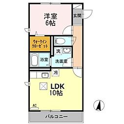 間取図画像 1LDK