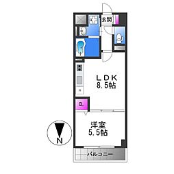 間取図画像 1LDK