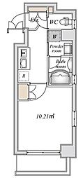 エスティメゾン登戸 1Kの間取図画像