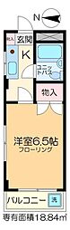 パークアベニュー 1Kの間取図画像
