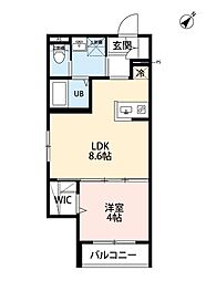 TOKI HOUSE 01 1階1LDKの間取り