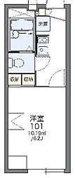 レオパレスジュネス 1Kの間取図画像