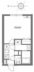 セレヌコート池袋本町 1Kの間取図画像