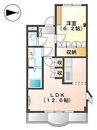 間取図画像 1LDK