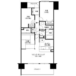 レーベンハイムサンシエルタウン 3LDKの間取図画像
