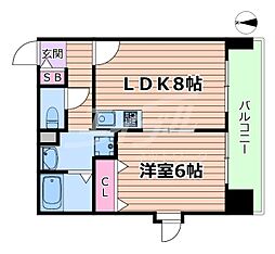 Osaka Metro長堀鶴見緑地線 今福鶴見駅 徒歩6分の賃貸マンション 3階1LDKの間取り