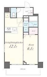 Ｎｏａｈｓ Ａｒｋ 10階1LDKの間取り