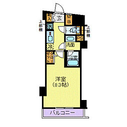 MAKESDESIGN門前仲町2 1Kの間取図画像
