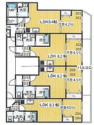 エルグランド津久野 3階
