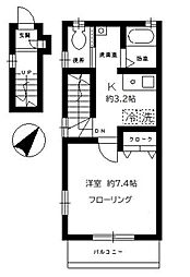 グレイス代々木 1Kの間取図画像