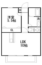 間取図画像 1LDK