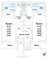 間取図画像 1K