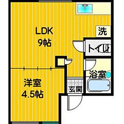 間取図画像 1LDK