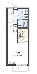 ミランダきぼう館 1Kの間取図画像