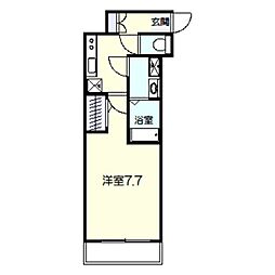 S-RESIDENCE堺市駅前 9階1Kの間取り