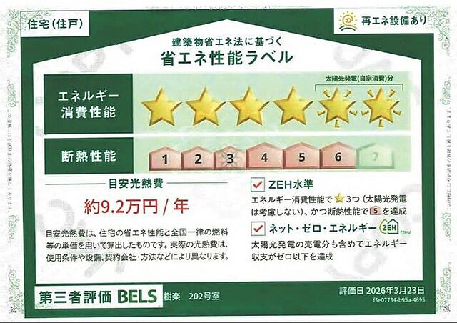 省エネ性能ラベル