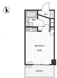 ライオンズマンション成増第五 1階1Kの間取り