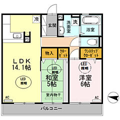 物件の間取り