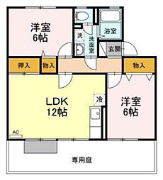 エクレール B棟 1階