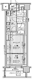 ミリアレジデンス東池袋 1DKの間取図画像