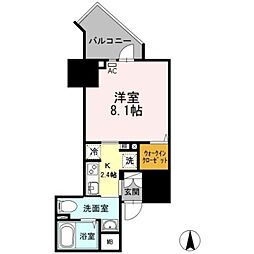 Rising Place Kameido 17階1Kの間取り