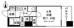 FORTUNATEPLACE 1Kの間取図画像