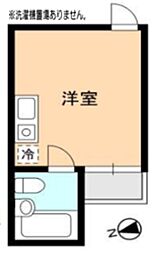 TOPルーム新宿 ワンルームの間取図画像