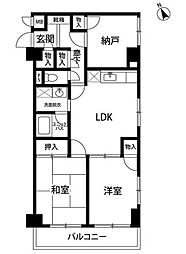 上池台コータスII 4階3LDKの間取り
