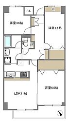 Ｚｓｔｙｌｅ　ジースタイル 6階3LDKの間取り