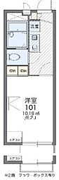 レオパレスサンシティー 1Kの間取図画像
