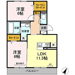 物件の間取り